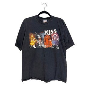 Vintage KISS Shirt KISS Concert Shirt 2001 Russian Japanese Chinese